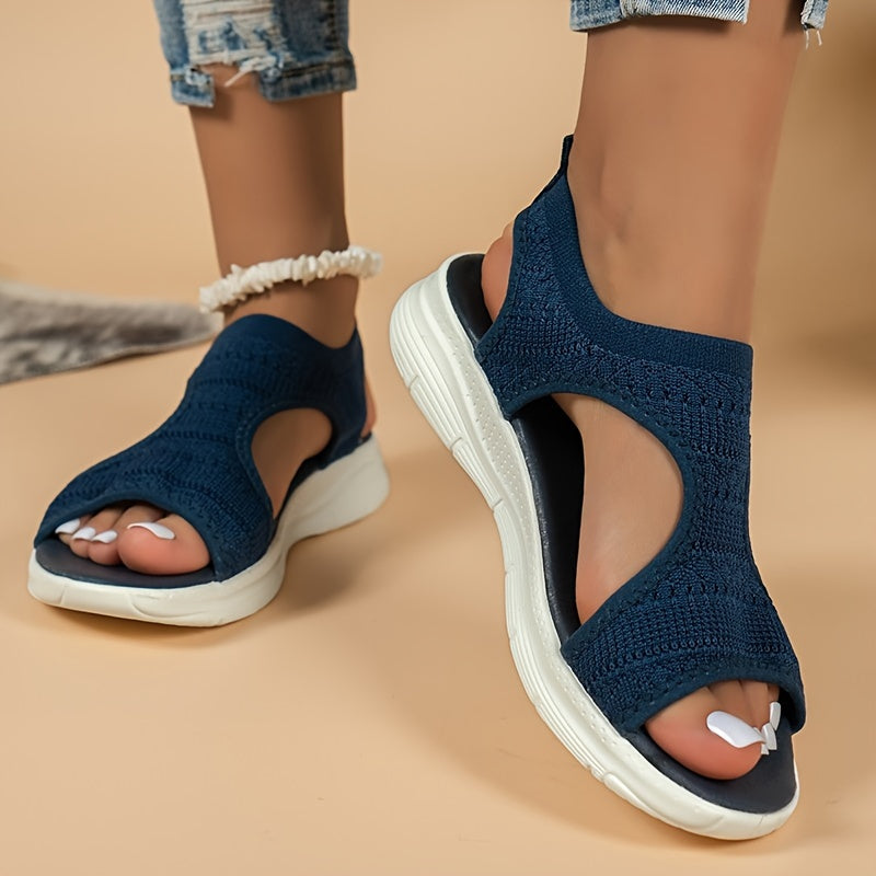 Breathable Knit Upper Women's Sandals