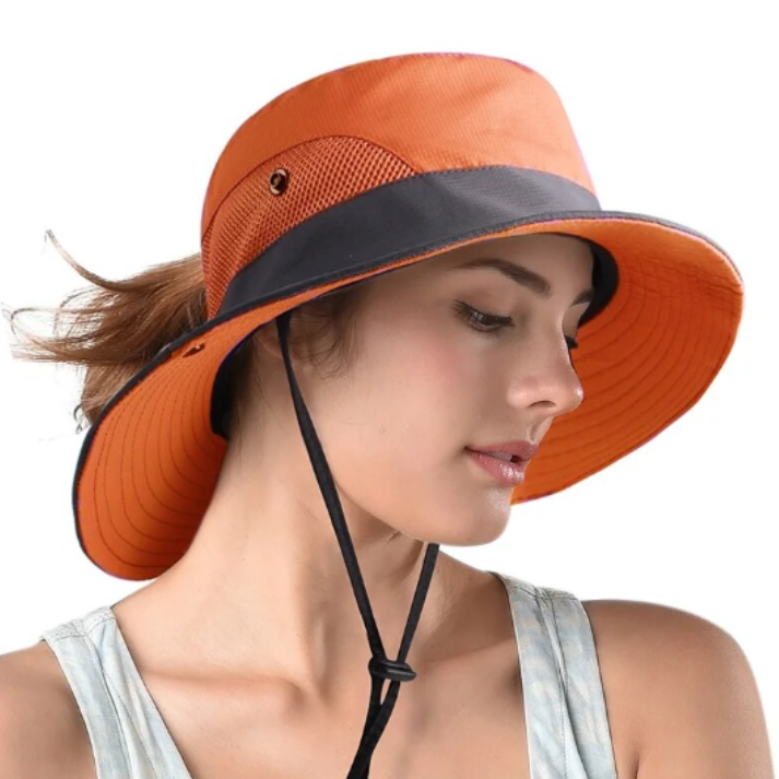 Breathable Sun Hat with UV Shielding and Ventilated Design