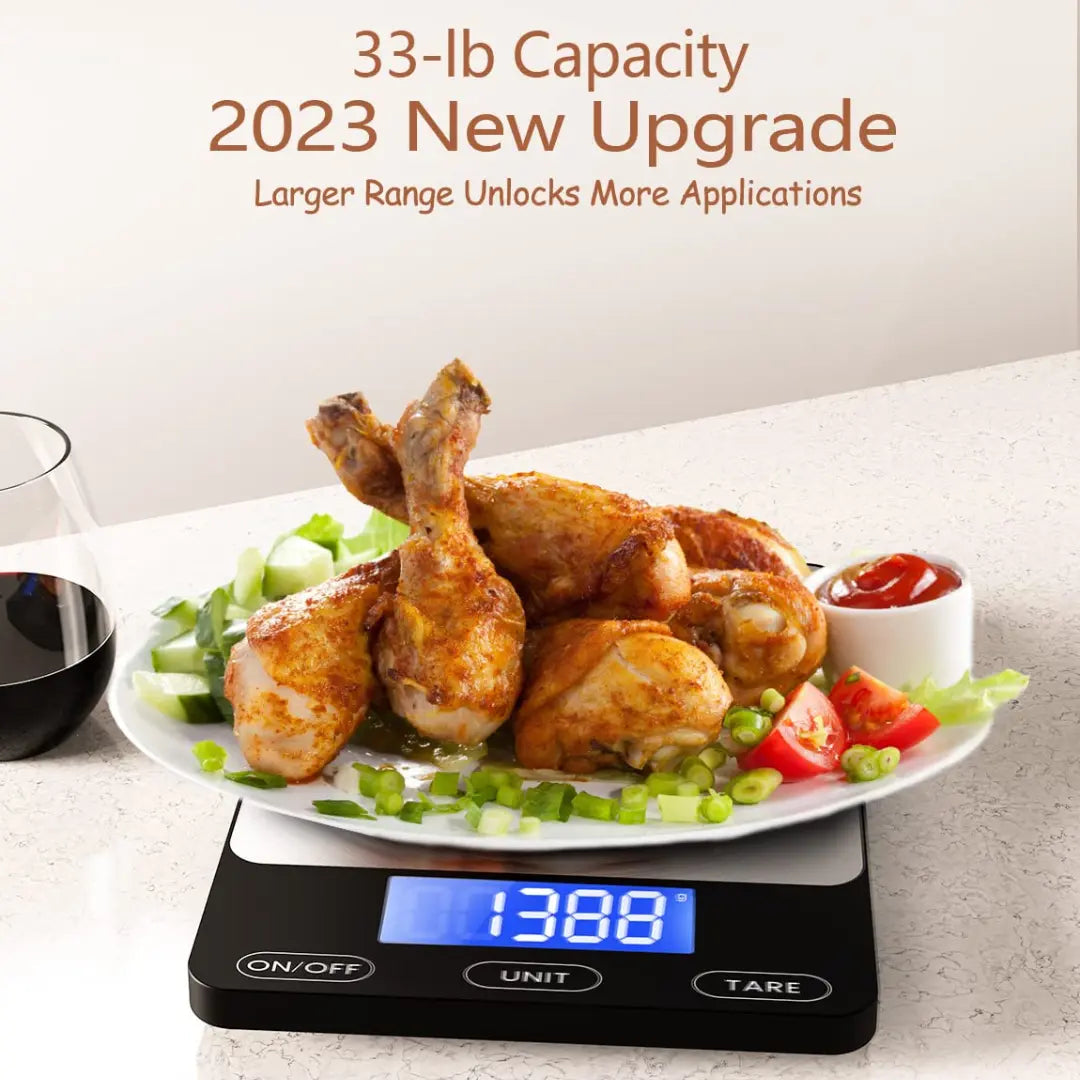 Kitchen Scale with LCD Screen – Weighs up to 15 kg
