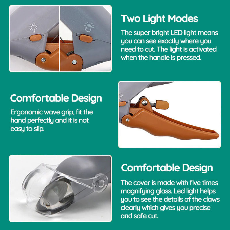 Claw Trimmer for Cats and Dogs with Safety Guard - Nail Clippers