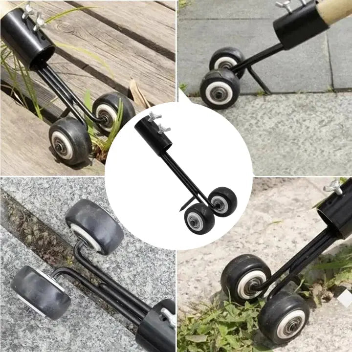 Joint and Edge Weeder with Double Wheels – Efficient Weed Removal