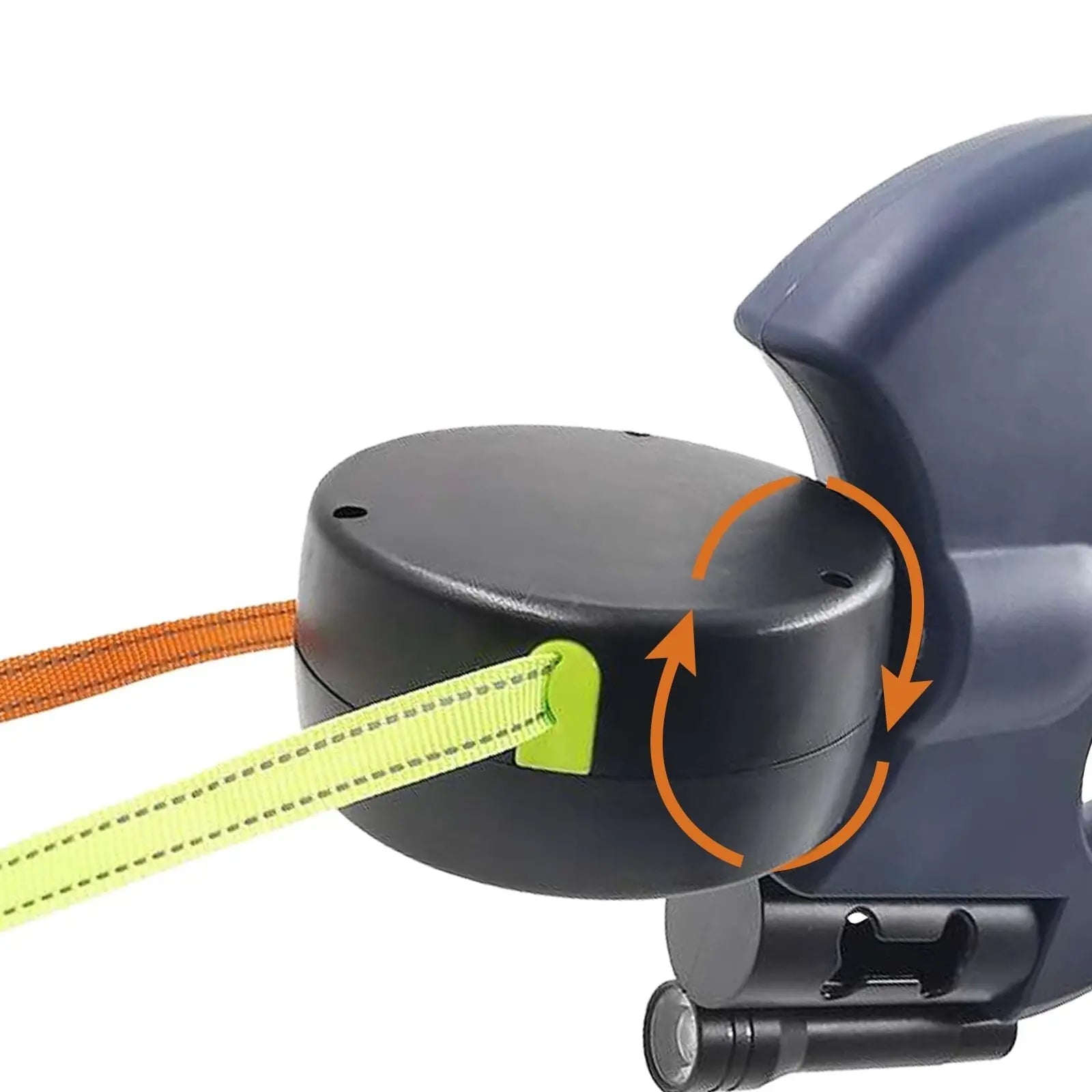 LED Flashlight Dog Leash – Dual Retractable Design for Walking Two Dogs