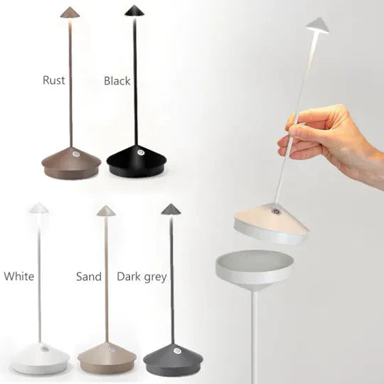 Waterproof LED Table Lamp with Wireless Dimming Feature