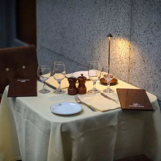 Waterproof LED Table Lamp with Wireless Dimming Feature