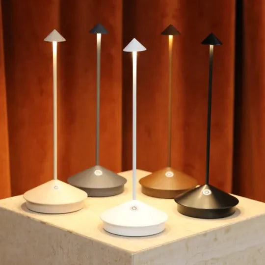Waterproof LED Table Lamp with Wireless Dimming Feature