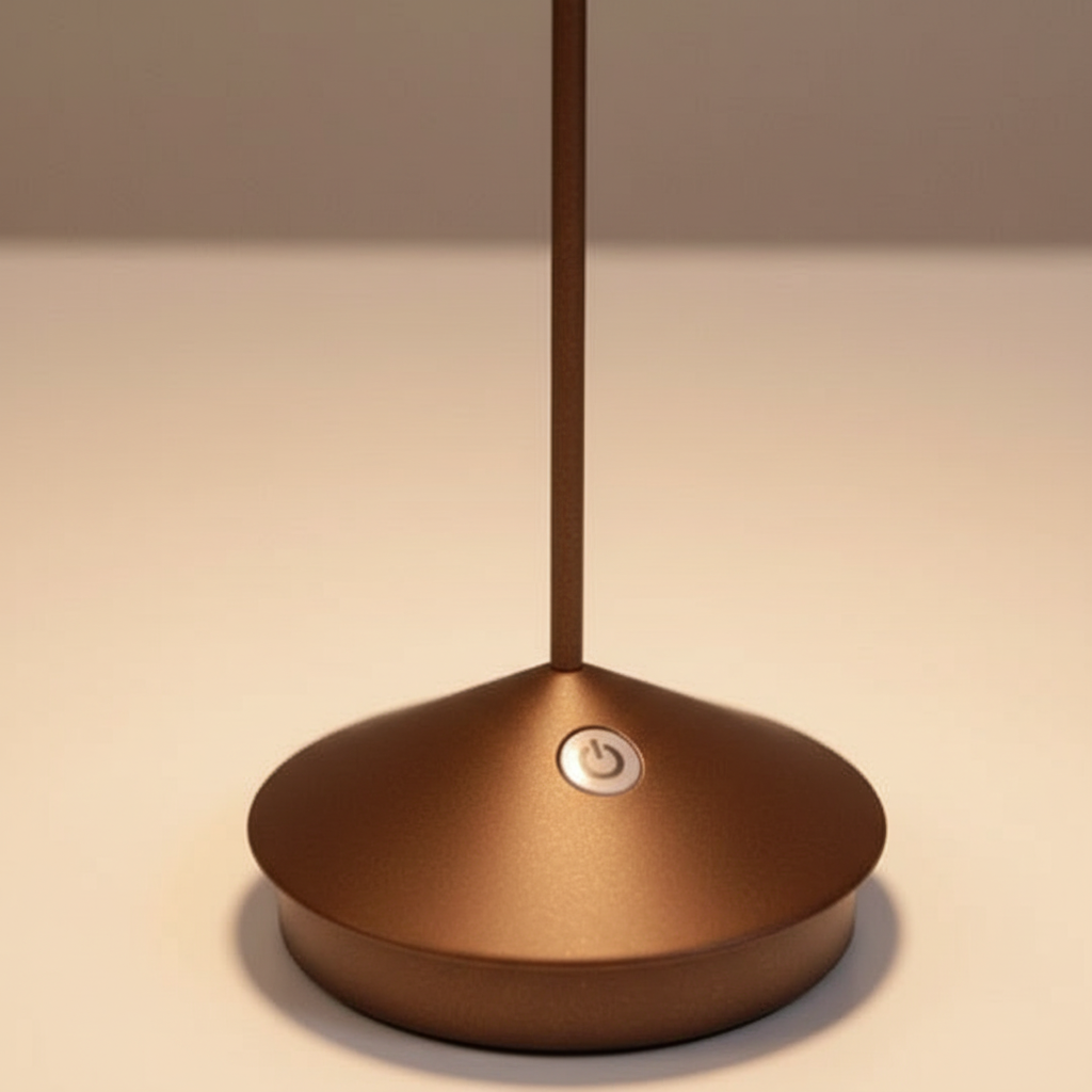 Waterproof LED Table Lamp with Wireless Dimming Feature