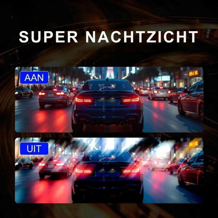 Dual-Lens 4K Dash Camera with GPS and WiFi Connectivity