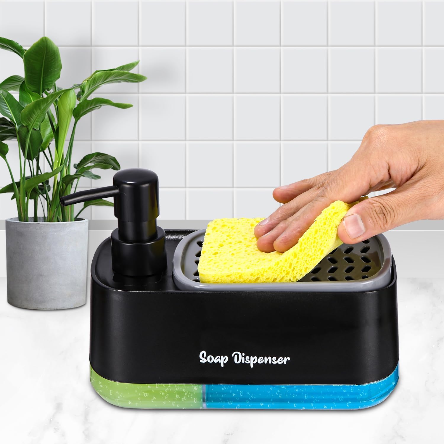 Versatile Dual-Chamber Liquid Dispenser for Home Use