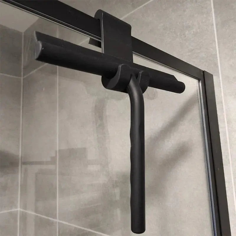 Streak-Free Tile and Glass Wiper – Matte Black Shower Squeegee