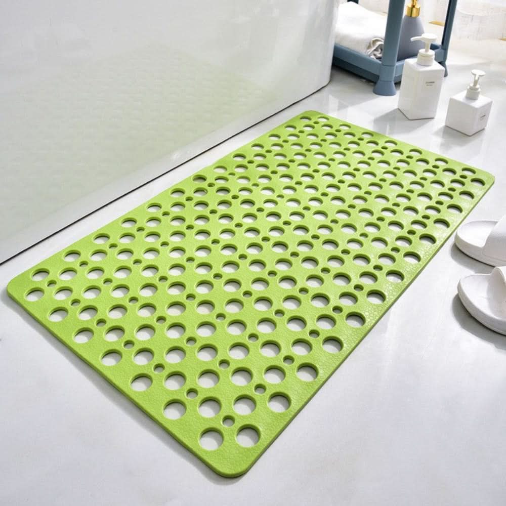 Non-Slip PVC Shower Mat with TPE | Suction Cups | Drain Holes