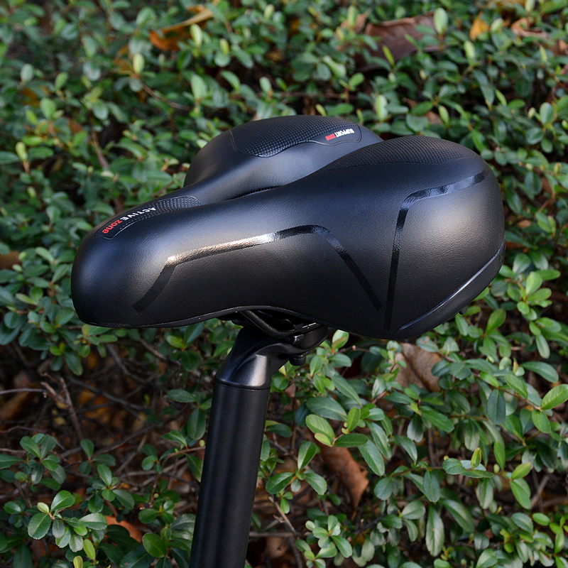 Ventilated Bicycle Seat with Shock Absorption and Ergonomic Design