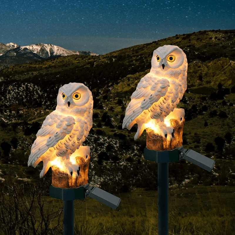 Charming Solar Owl Light for Your Garden – Weather-Resistant Design
