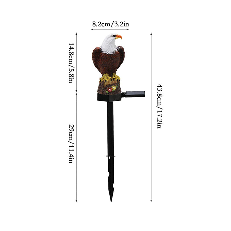 Weatherproof Solar Garden Statue with LED Illumination