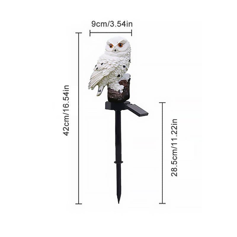 Weatherproof Solar Garden Statue with LED Illumination