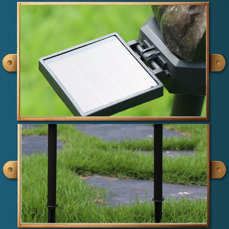 Weatherproof Solar Garden Statue with LED Illumination