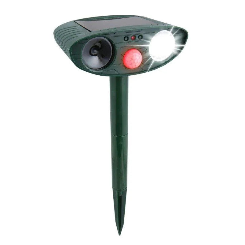 EcoGuard – Solar-Powered Motion Sensor Ultrasonic Animal Repeller