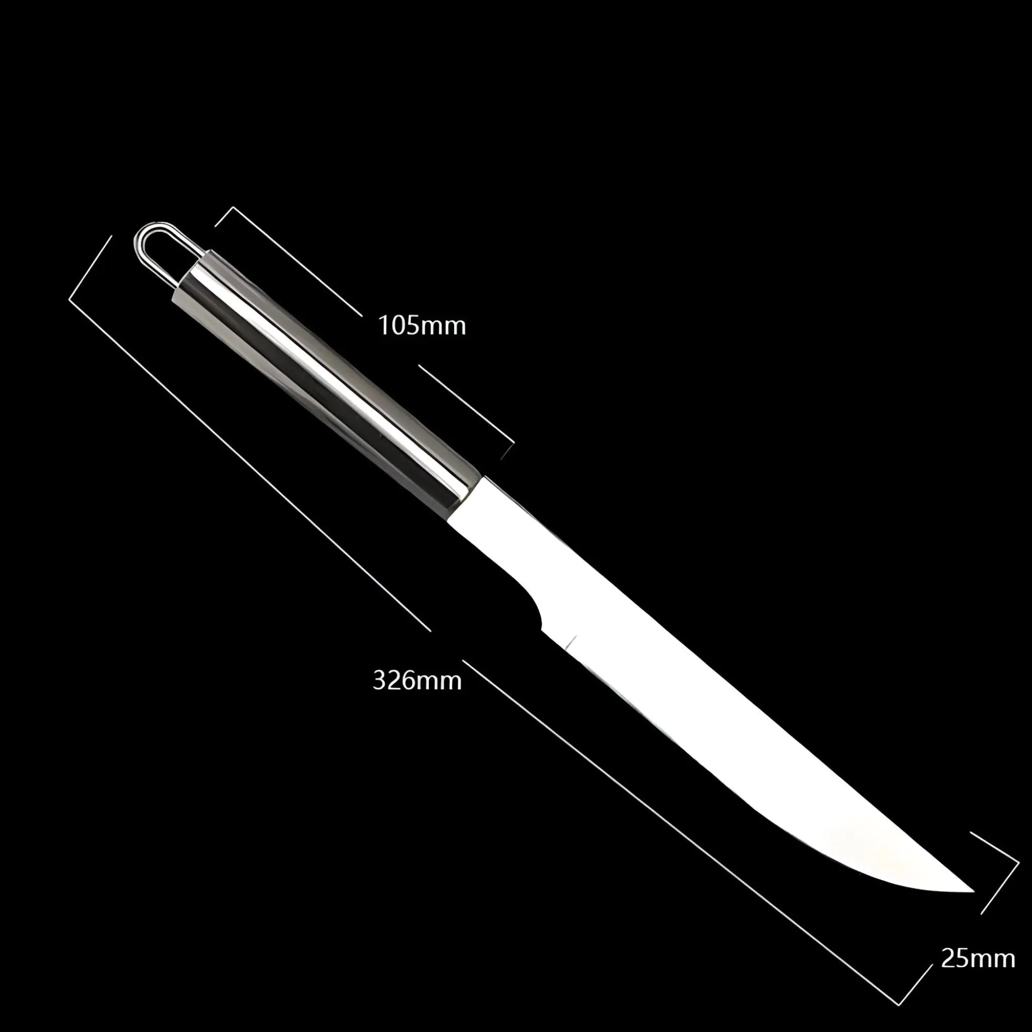 Grill Cutlery Set in Stainless Steel with Carrying Bag – Available in 3 or 5 Pieces