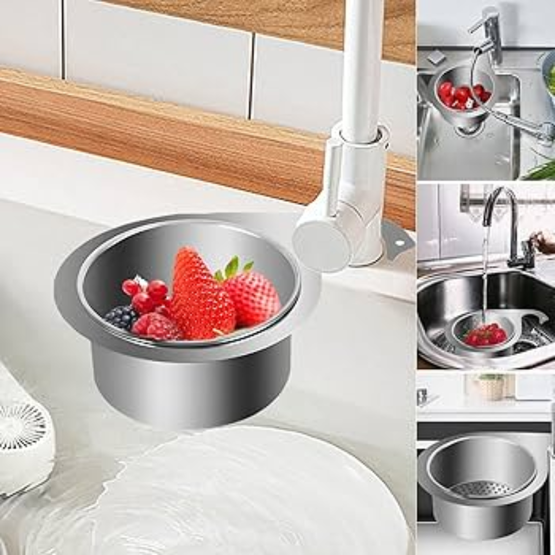 Stainless Steel Sink Strainer | Swan Design Drain Filter
