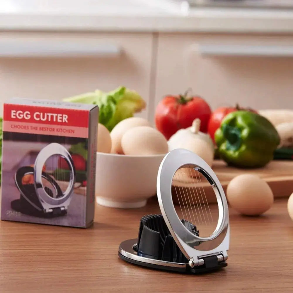 3-in-1 Egg Separator – Slices, Splits, and Quarters Eggs