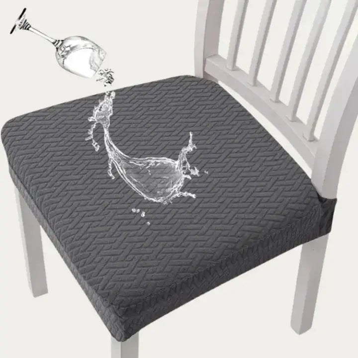 Set of 4 Stretchable Chair Covers – Water-Resistant, Stain-Proof, Washable