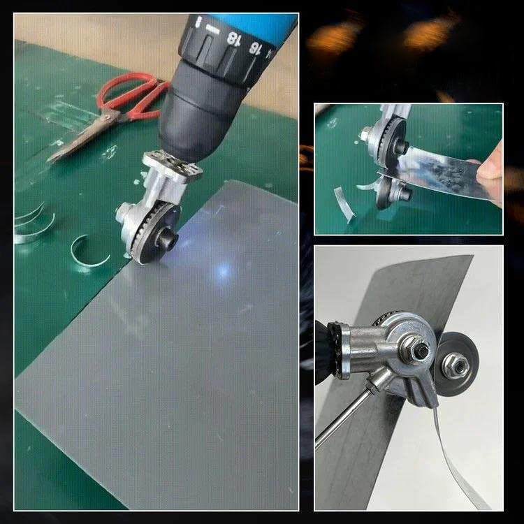 Precision Plate Cutter Drill Attachment for Effortless Sheet Cutting