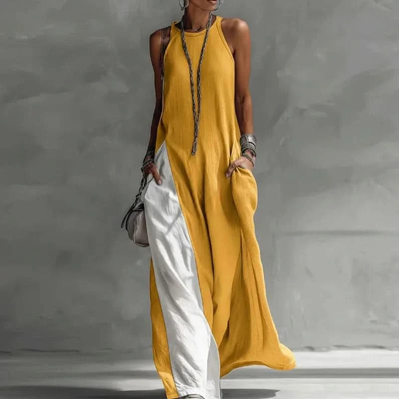 Long Bohemian Dress for Women with Comfortable Pocket Style
