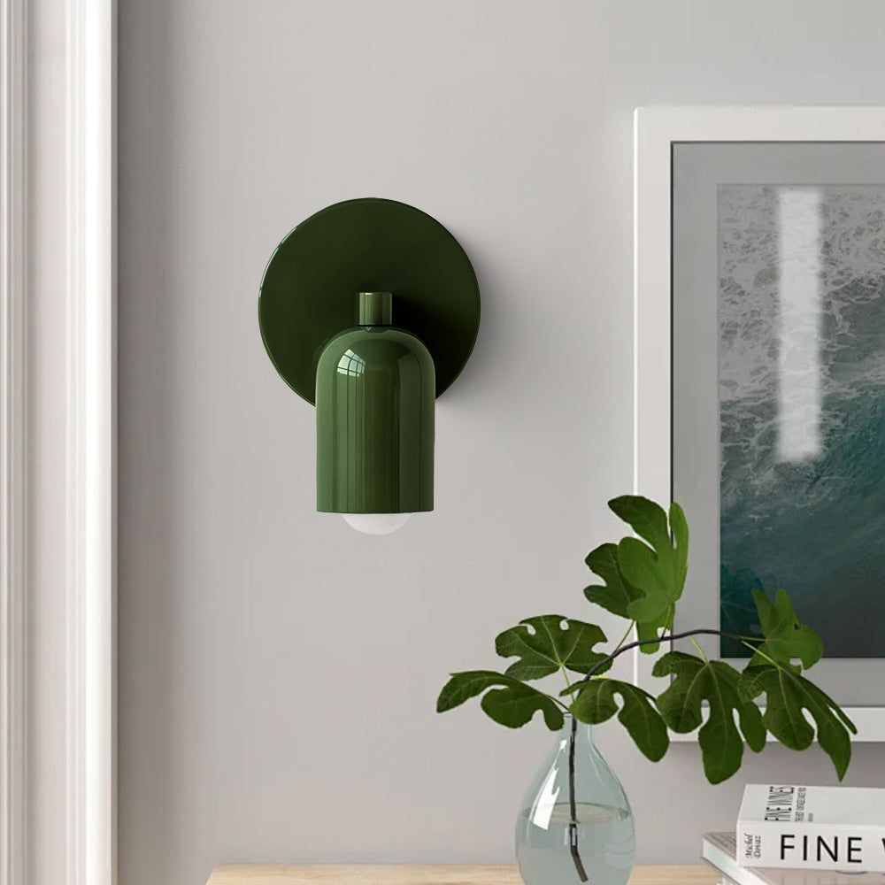 Vintage-Style Stained Glass Wall Light for Indoor Spaces