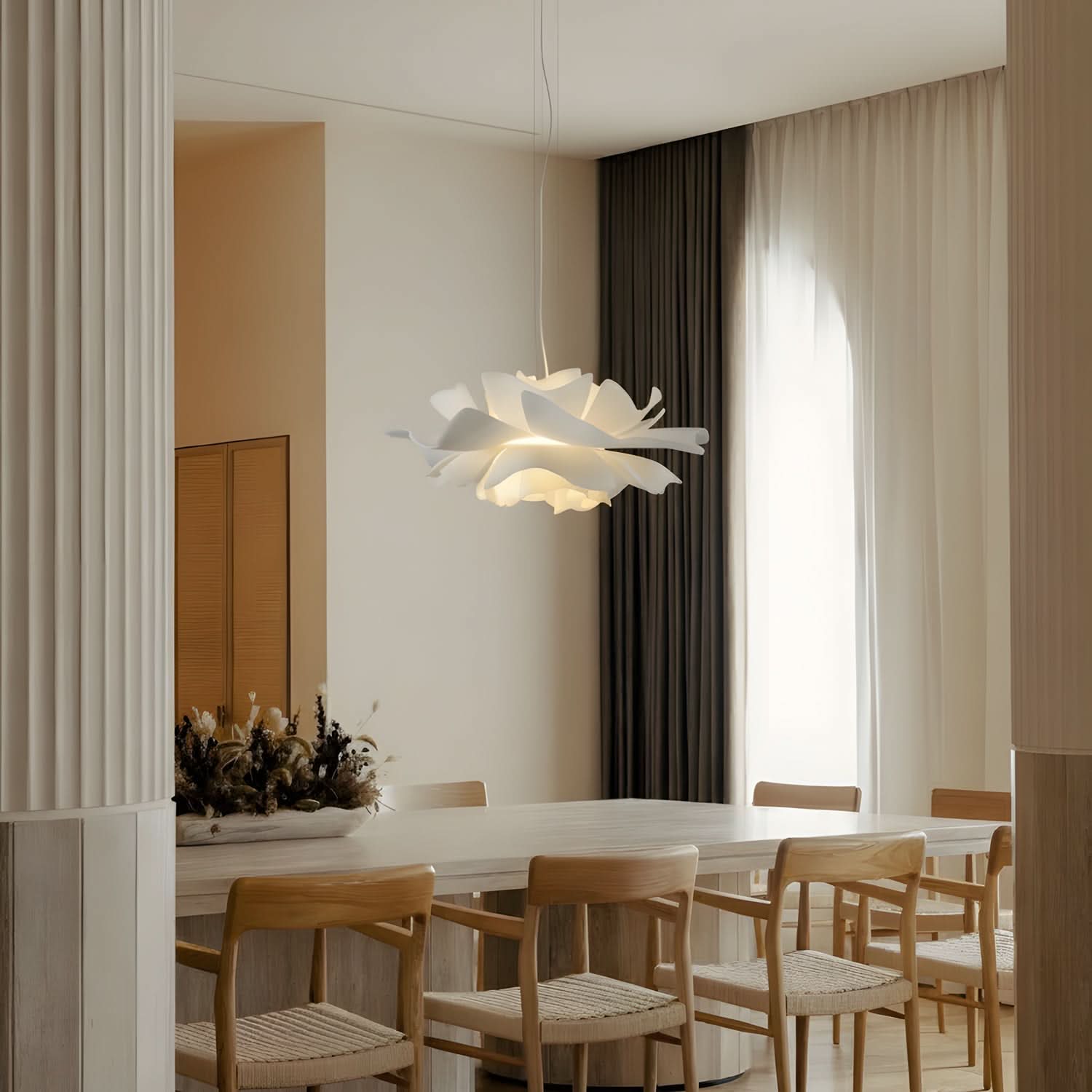 Lotus Pendant Light – Stylish Fixture for Cozy Ambient Spaces