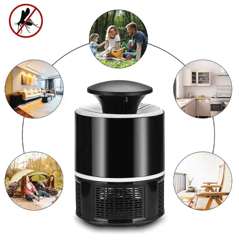 Whispering UV Insect Trap with USB Power and Safety Features