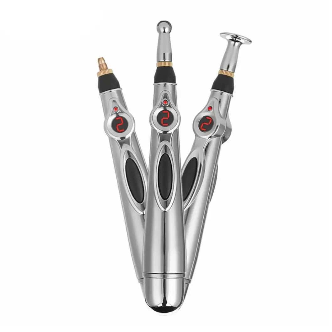 Acupuncture Pen with Electric Function – Includes 3 Tips & 9 Settings