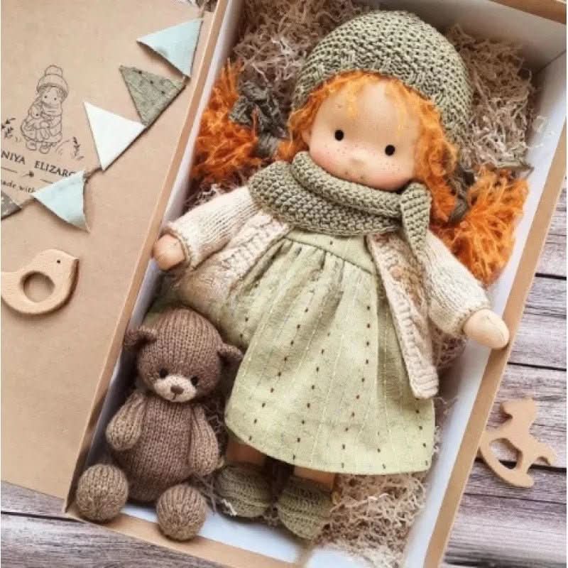Crafted Cotton Playmate Doll for Imaginative Adventures