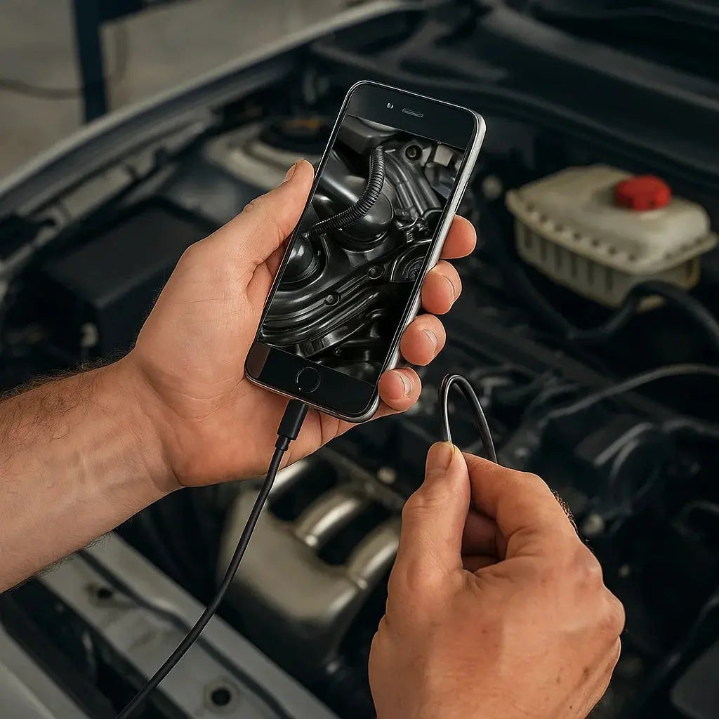 LED Waterproof Inspection Camera - Clear Images for Hidden Area Examination