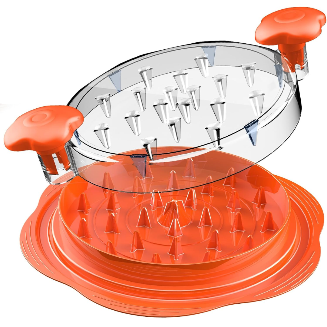 Effortless Poultry Shredding Tool with Non-Slip Grip