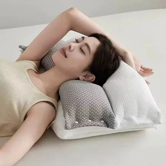 Neck Support Pillow for Back and Side Sleepers – Ergonomic Design
