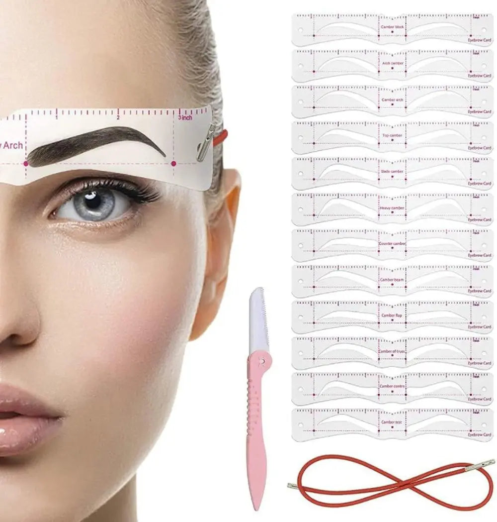 Brow Shaping Kit – Create Stunning, Symmetrical Eyebrows in Seconds