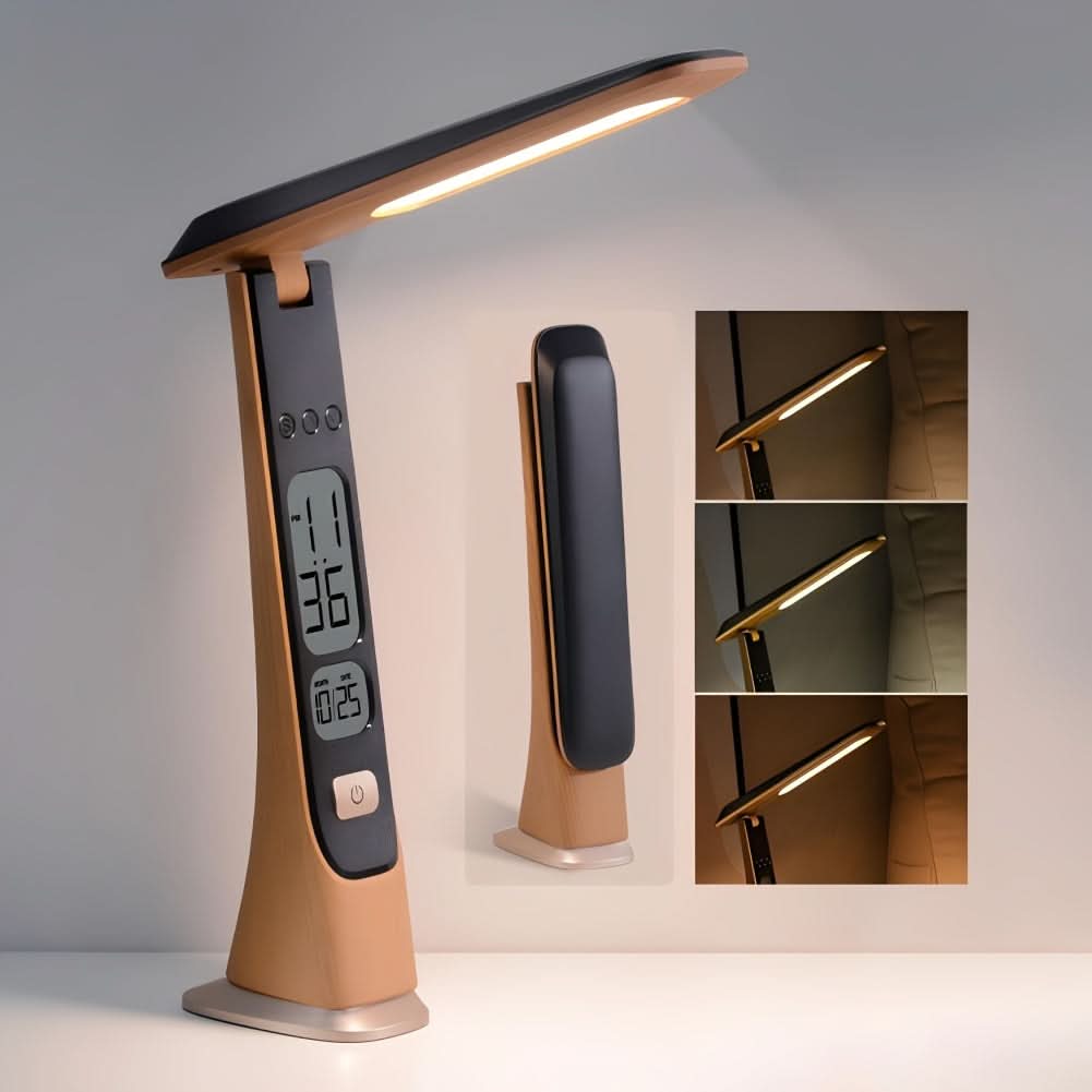 Portable LED Desk Lamp with Adjustable Brightness – Foldable Design