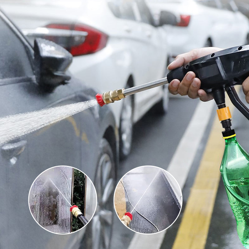 Compact Cordless High-Pressure Washer with Dual Nozzles