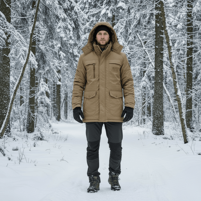 Insulated Parka for Cold Weather – Padded Jacket