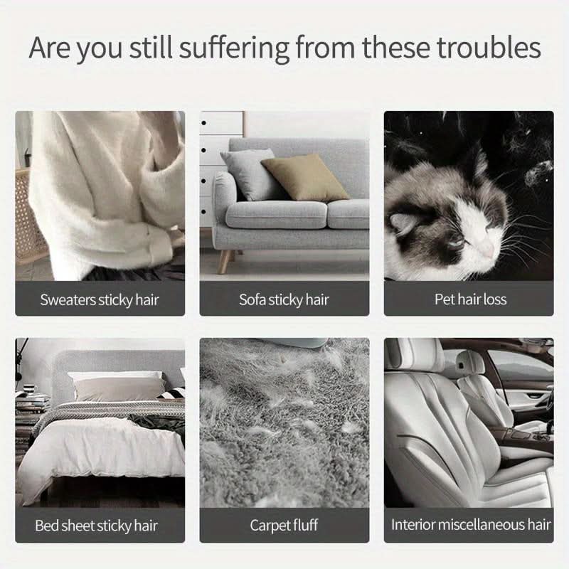 Manual Pet Hair Remover for Cleaning Bedding and Upholstery