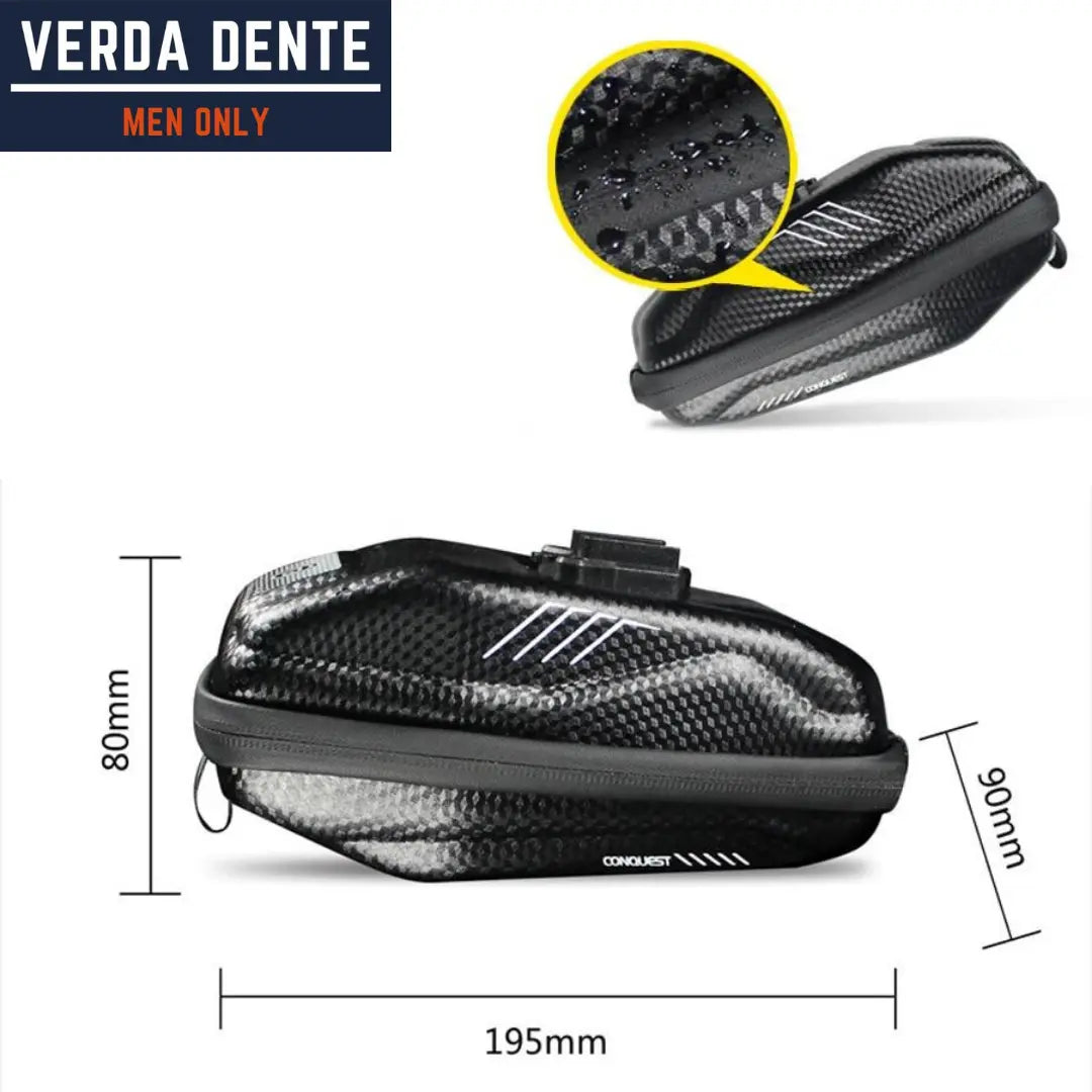 Waterproof Hard Case Bicycle Saddlebag with Quick Release Mechanism