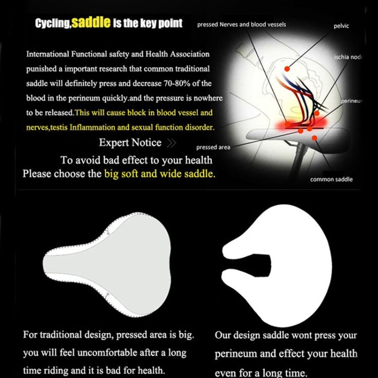Mountain Bike Seat | Ergonomically Padded | Pressure Relief