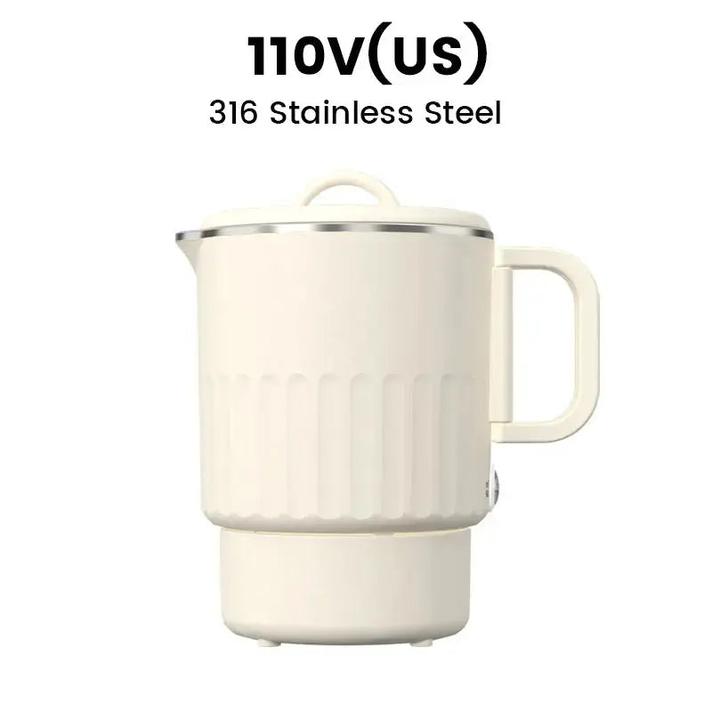 Compact Electric Kettle for Travel – Foldable Design