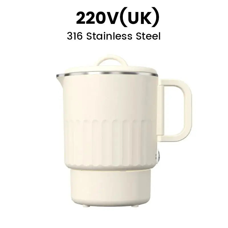 Compact Electric Kettle for Travel – Foldable Design