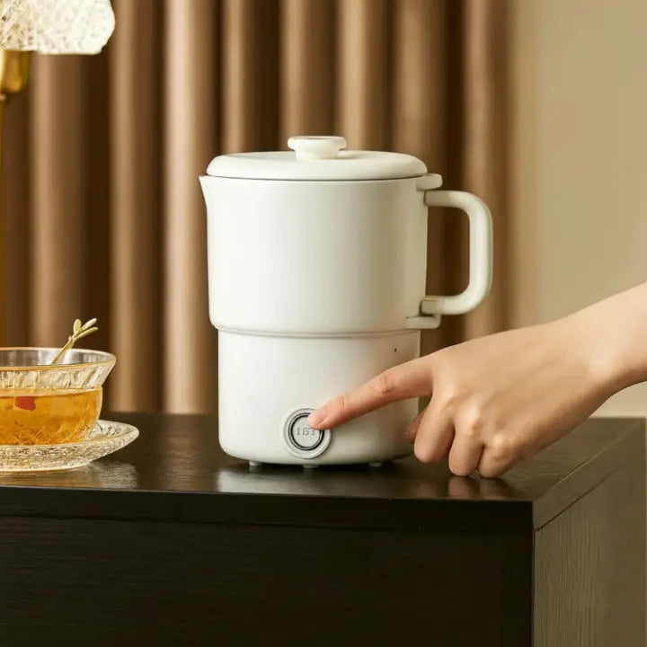 Compact Electric Kettle for Travel – Foldable Design