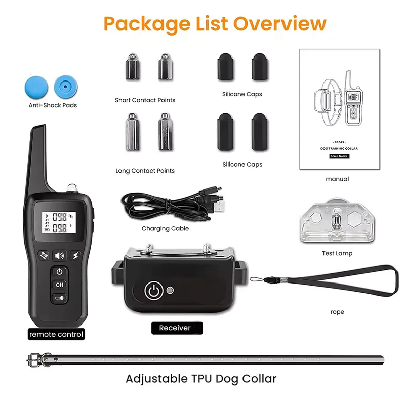 Long Range Dog Training Collar for Safe Behavior Control