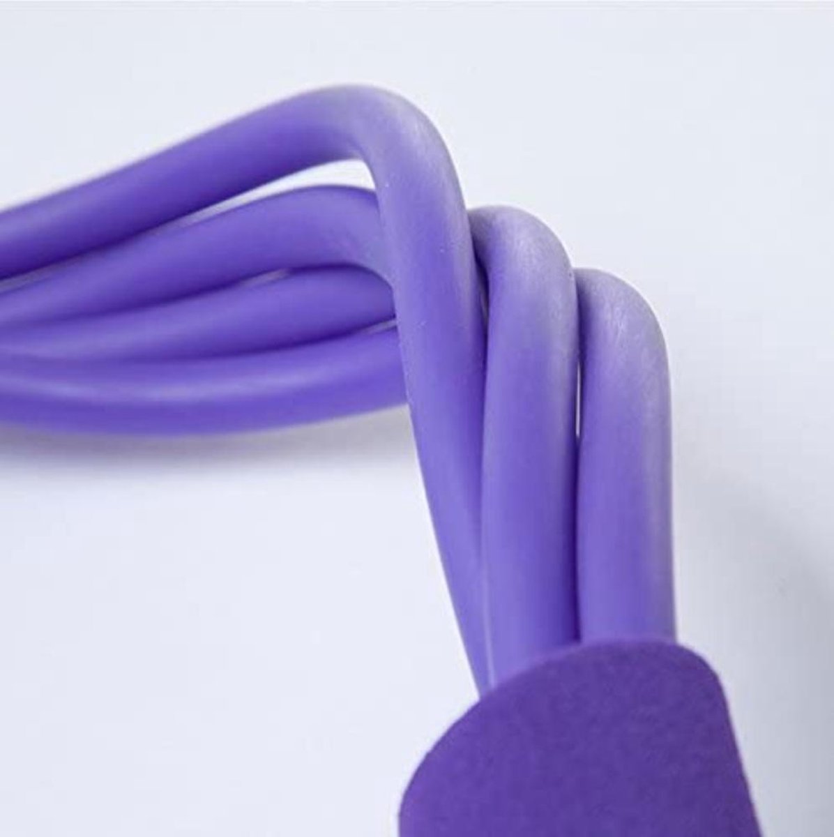 Resistance Band for Fitness with Soft Grips and Foot Loops – Compact