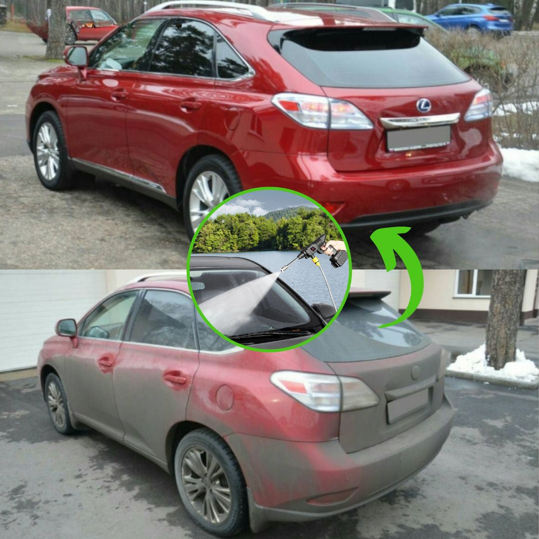 Portable Outdoor Cleaner with Adjustable Spray Power