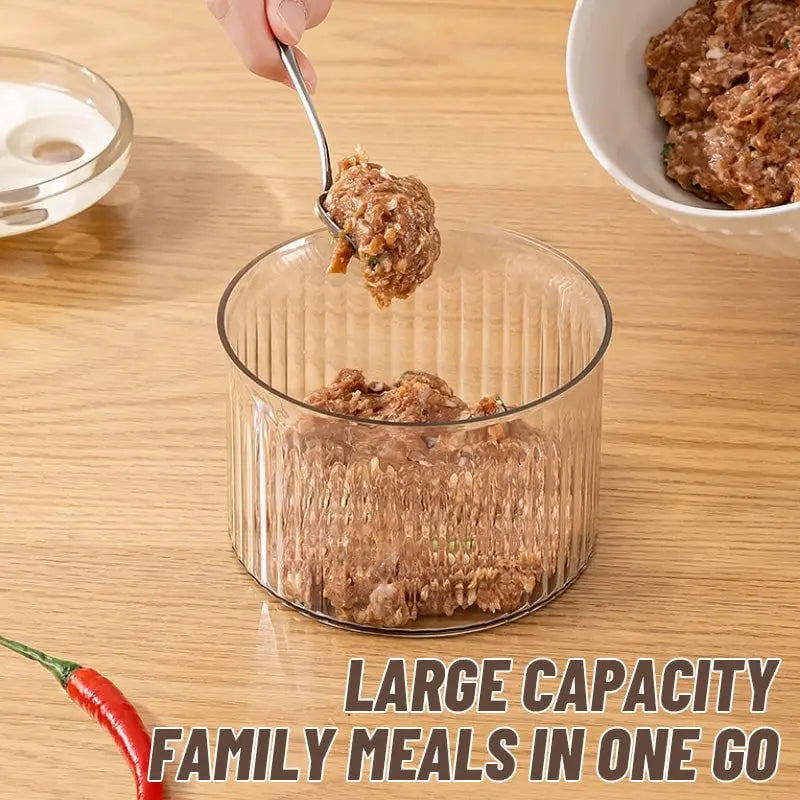 Uniform Meatball Shaper – Quick and Easy Glass Tool