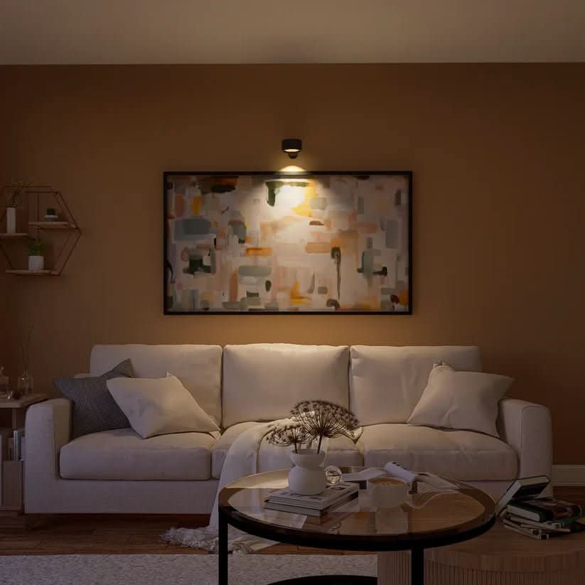 Magnetic Wall Lamp with Touch Control and 360° Rotating LED Light