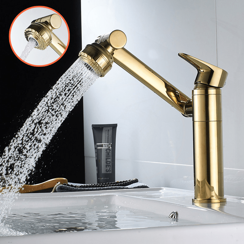 VersaFlow 360° Adjustable Kitchen Faucet with Dual Spray Modes